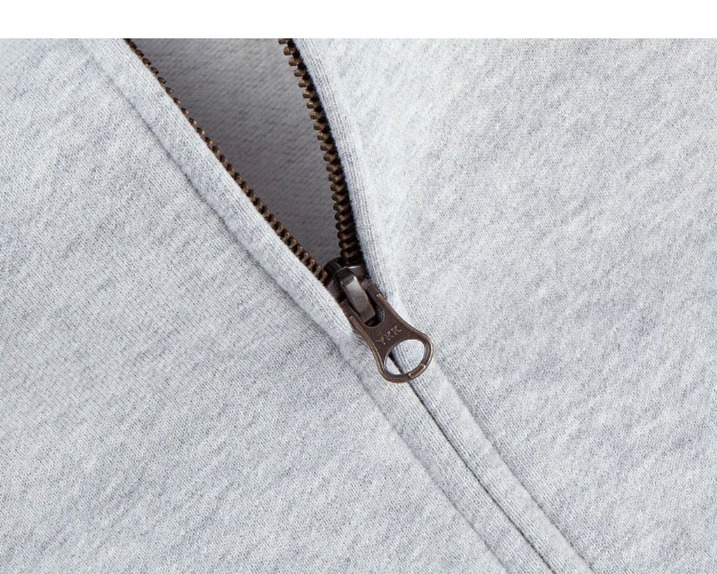 Fleece-Lined Oversized Zip Hoodie - COPPING THREADS - IDLT