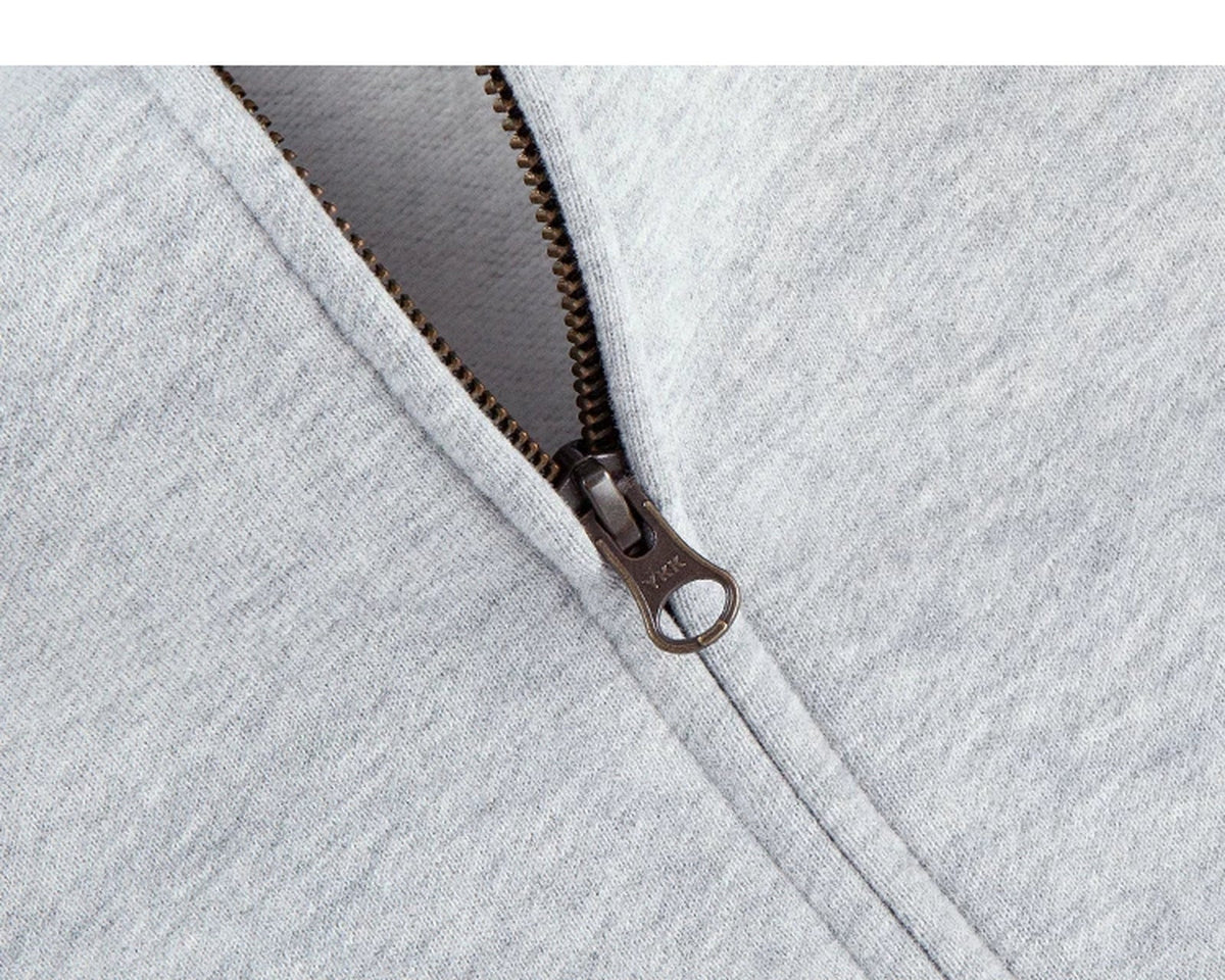 Fleece-Lined Oversized Zip Hoodie - COPPING THREADS - IDLT