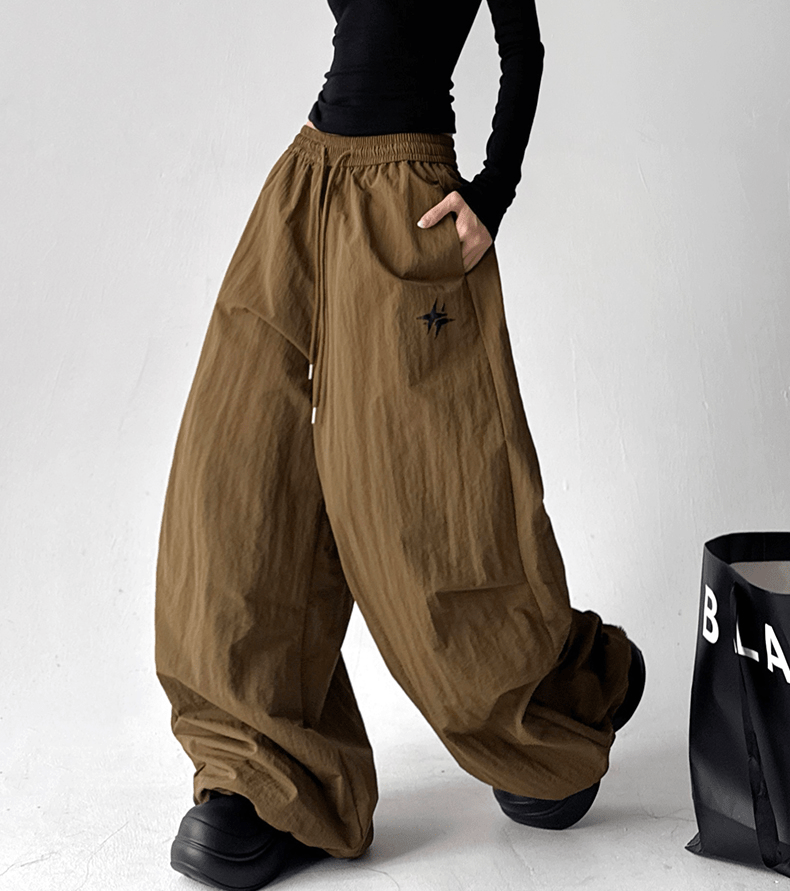 Fleece - Lined Parachute Cargo Pants - COPPING THREADS - CT Select