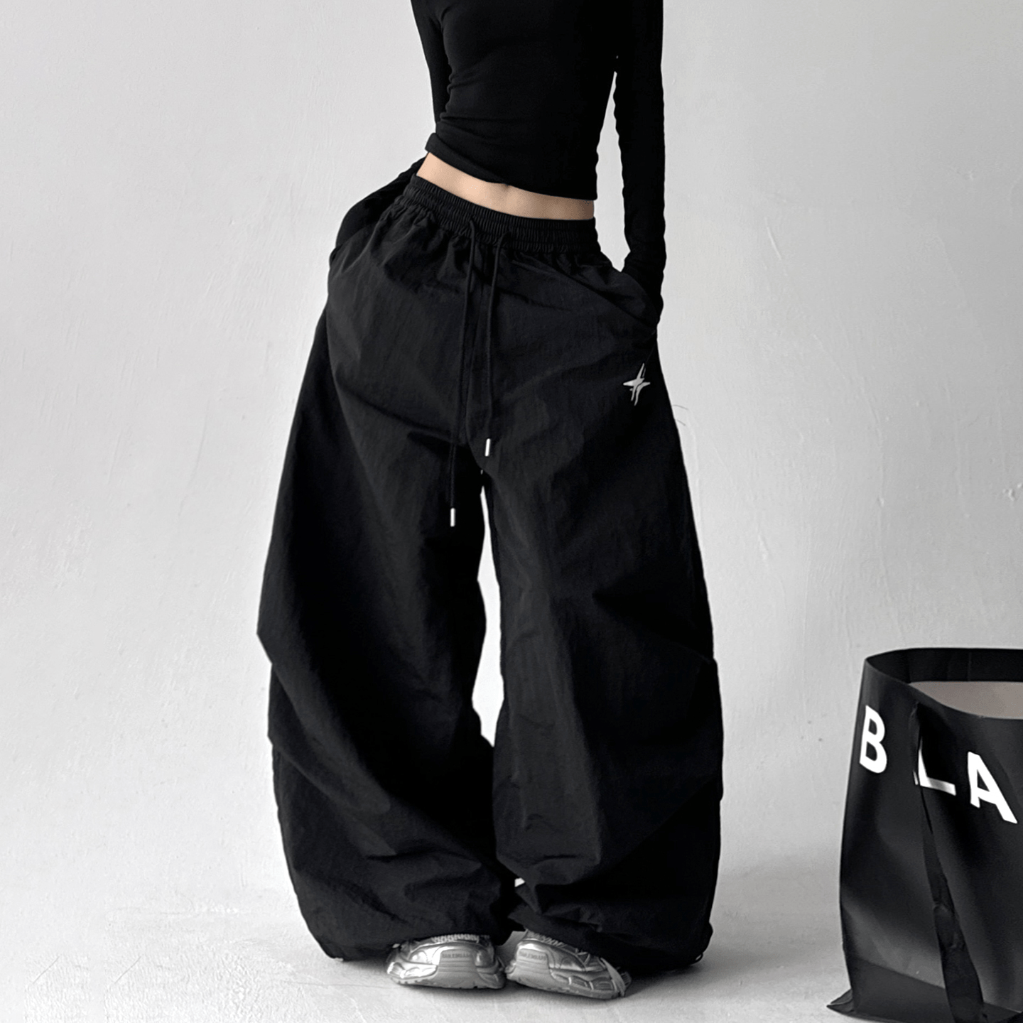 Fleece - Lined Parachute Cargo Pants - COPPING THREADS - CT Select