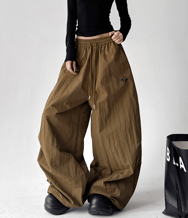 Fleece - Lined Parachute Cargo Pants - COPPING THREADS - CT Select