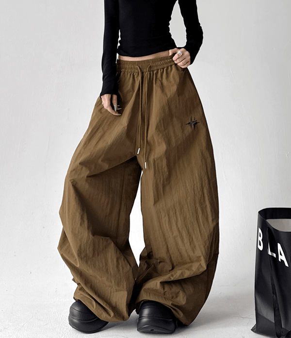 Fleece - Lined Parachute Cargo Pants - COPPING THREADS - CT Select
