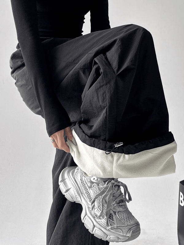 Fleece - Lined Parachute Cargo Pants - COPPING THREADS - CT Select