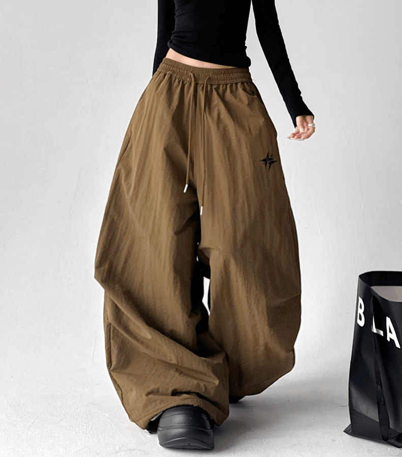 Fleece - Lined Parachute Cargo Pants - COPPING THREADS - CT Select