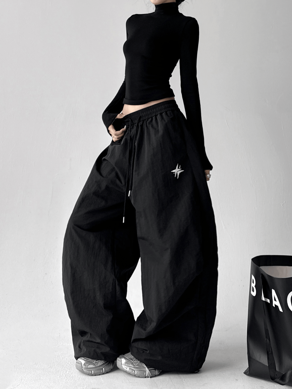 Fleece - Lined Parachute Cargo Pants - COPPING THREADS - CT Select