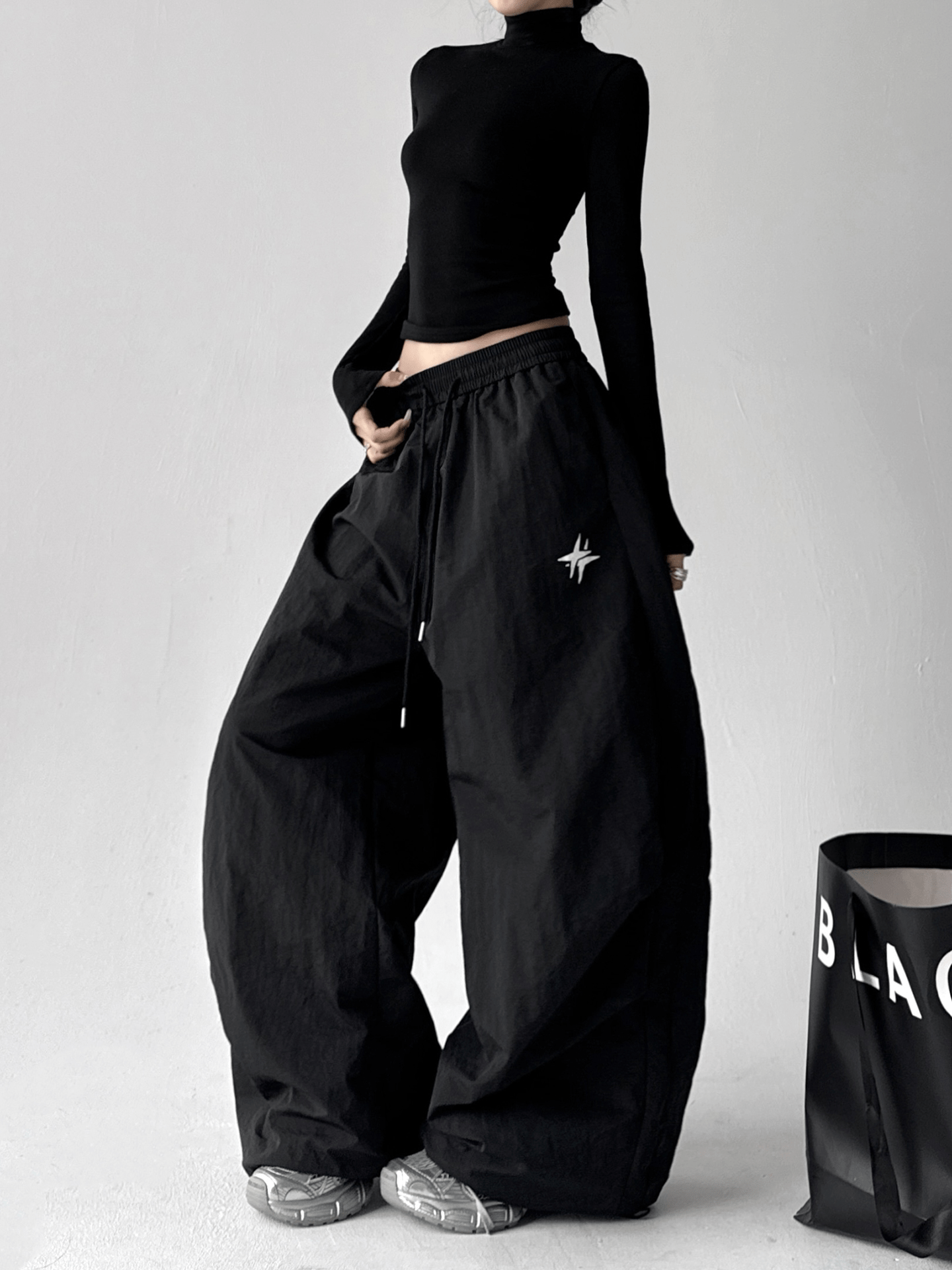 Fleece - Lined Parachute Cargo Pants - COPPING THREADS - CT Select