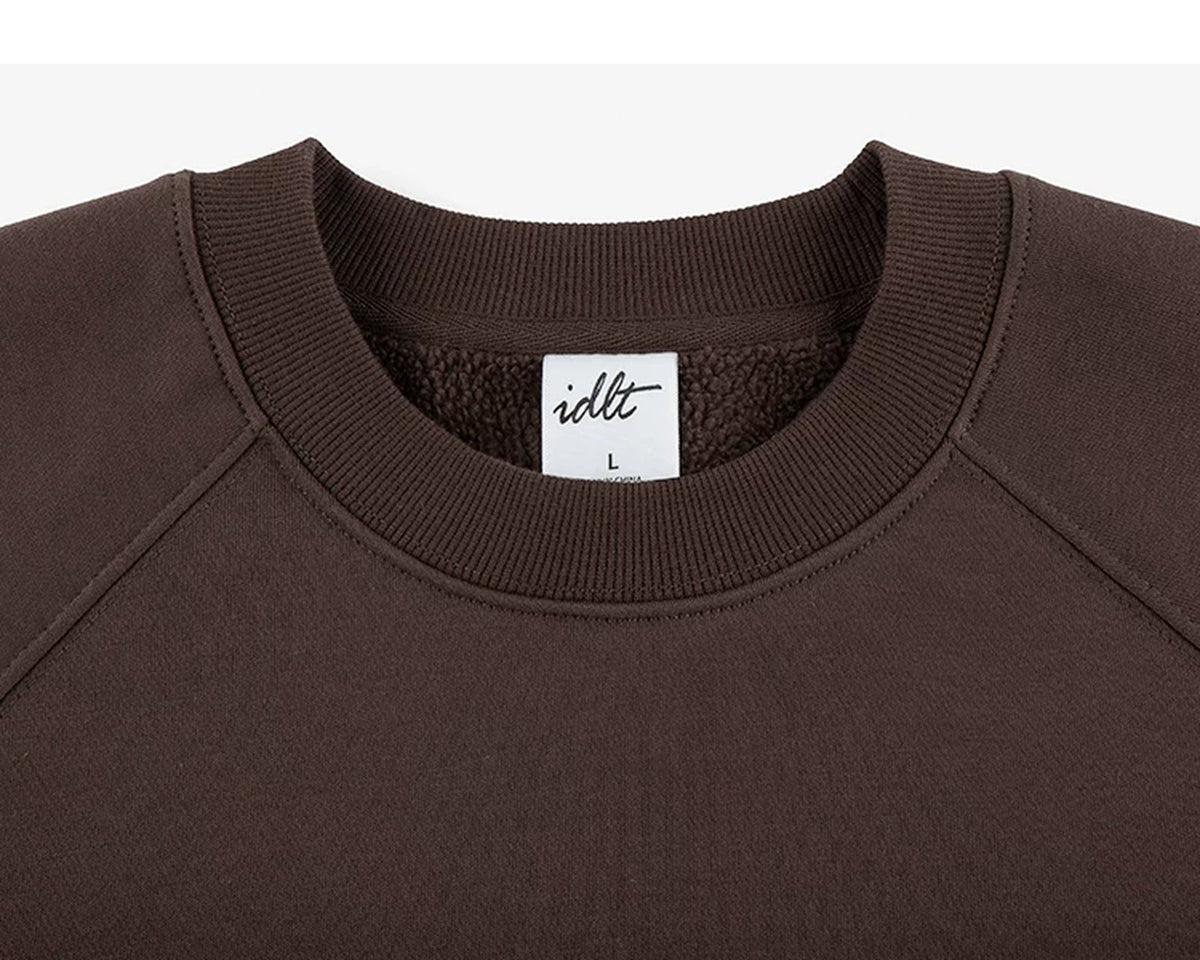 Fleece-Lined Raglan Sweatshirt - COPPING THREADS - IDLT