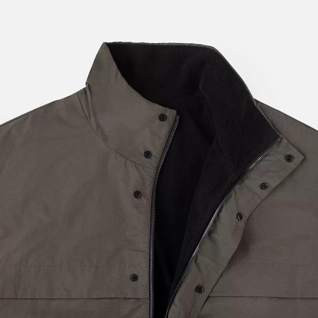 Fleece-Lined Stand-Collar Jacket - COPPING THREADS - IDLT