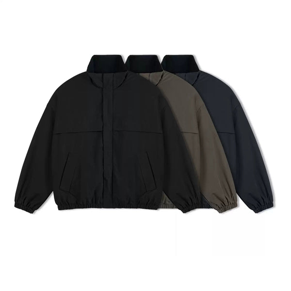 Fleece-Lined Stand-Collar Jacket - COPPING THREADS - IDLT