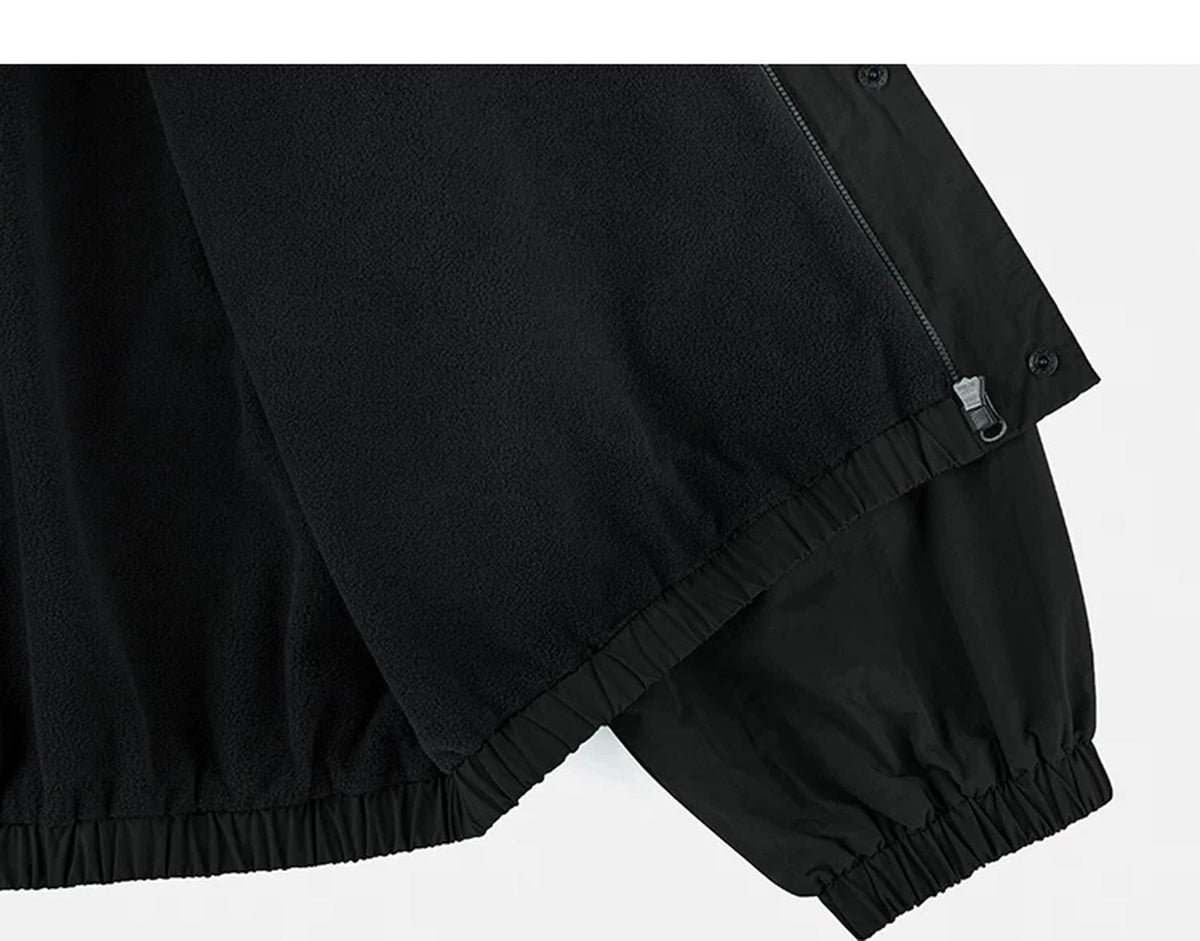 Fleece-Lined Stand-Collar Jacket - COPPING THREADS - IDLT