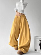 Fleece‑Lined High‑Waist Balloon Wide‑Leg Sweatpants - COPPING THREADS - CT Select