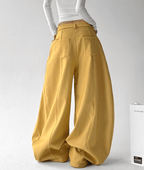 Fleece‑Lined High‑Waist Balloon Wide‑Leg Sweatpants - COPPING THREADS - CT Select