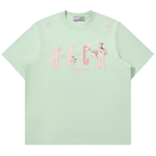 Floral Appliqué Logo Tee - COPPING THREADS - Harsh and Cruel