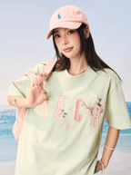 Floral Appliqué Logo Tee - COPPING THREADS - Harsh and Cruel