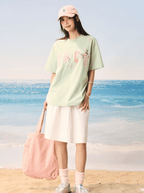 Floral Appliqué Logo Tee - COPPING THREADS - Harsh and Cruel