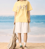 Floral Appliqué Logo Tee - COPPING THREADS - Harsh and Cruel