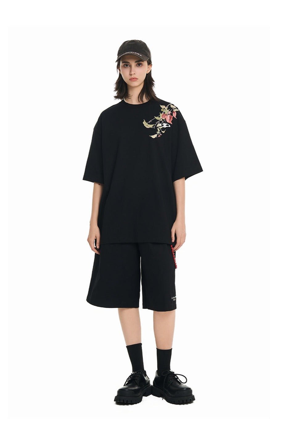 Floral Branch Printed Tee - COPPING THREADS - Harsh and Cruel