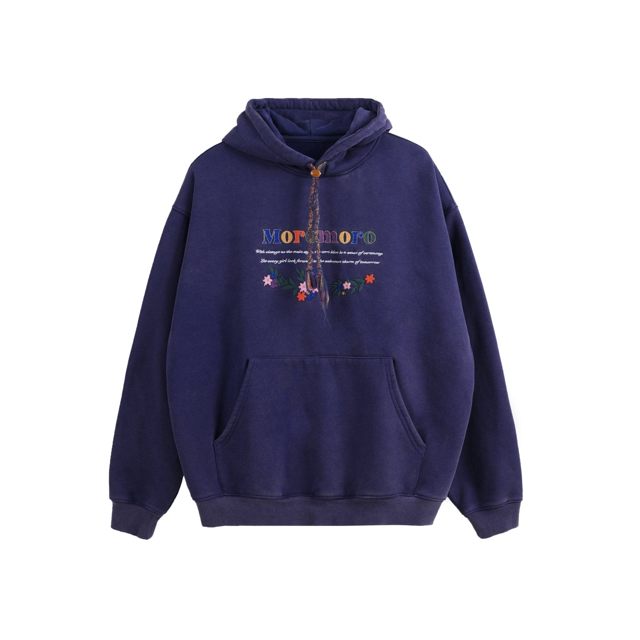 Floral Embroidered Hoodie - COPPING THREADS - MOROMORO