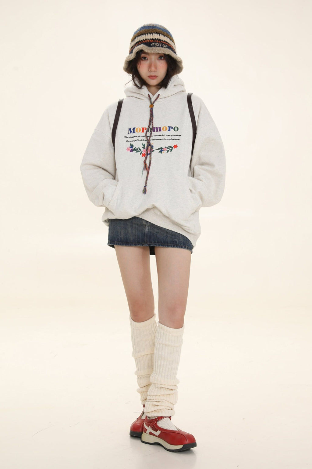 Floral Embroidered Hoodie - COPPING THREADS - MOROMORO