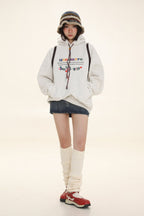 Floral Embroidered Hoodie - COPPING THREADS - MOROMORO