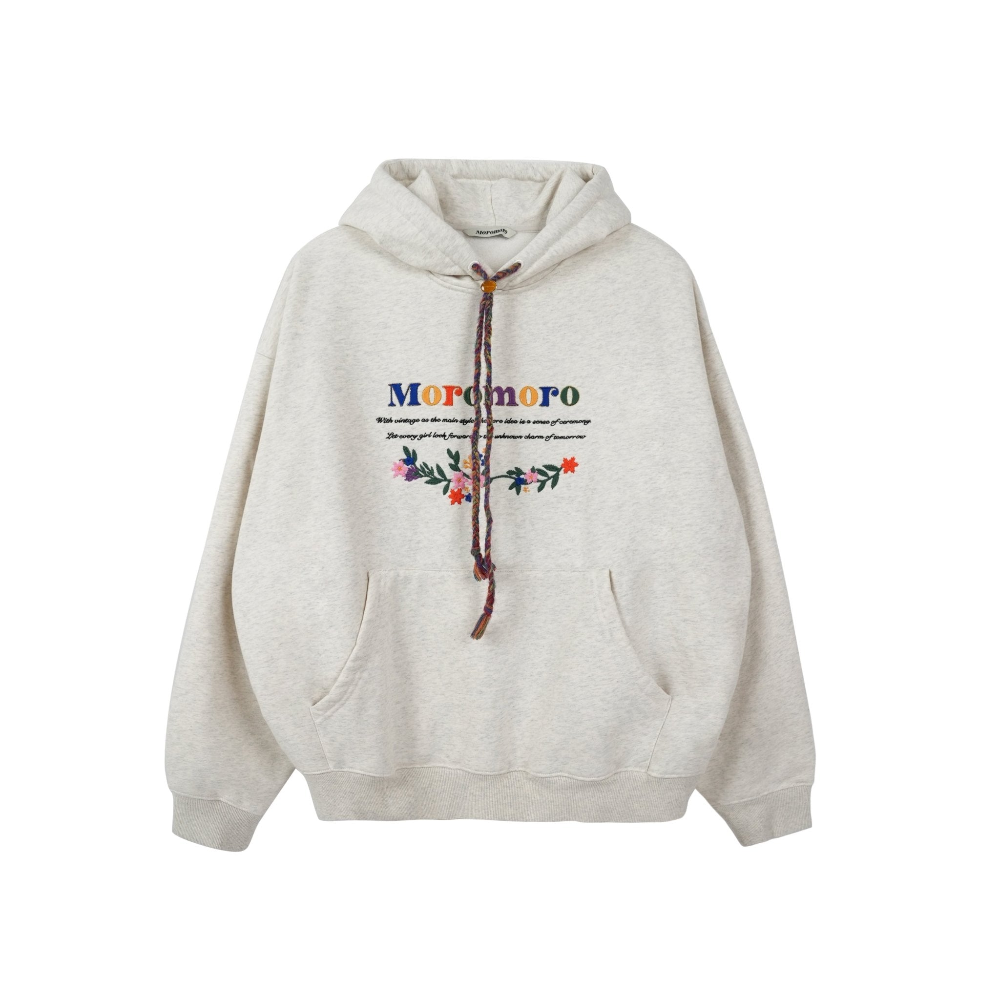 Floral Embroidered Hoodie - COPPING THREADS - MOROMORO