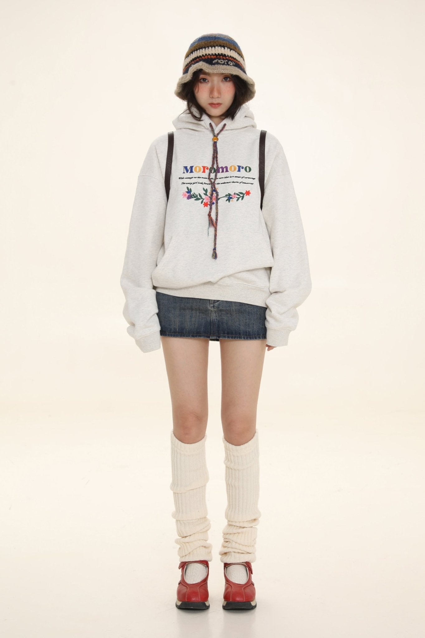 Floral Embroidered Hoodie - COPPING THREADS - MOROMORO