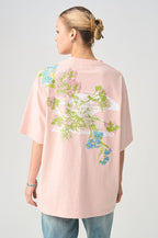 Floral Embroidered Logo Tee - COPPING THREADS - Harsh and Cruel