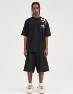 Floral Embroidered Logo Tee - COPPING THREADS - Harsh and Cruel