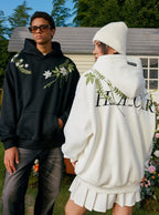 Floral Embroidered Oversized Hoodie - COPPING THREADS - Harsh and Cruel