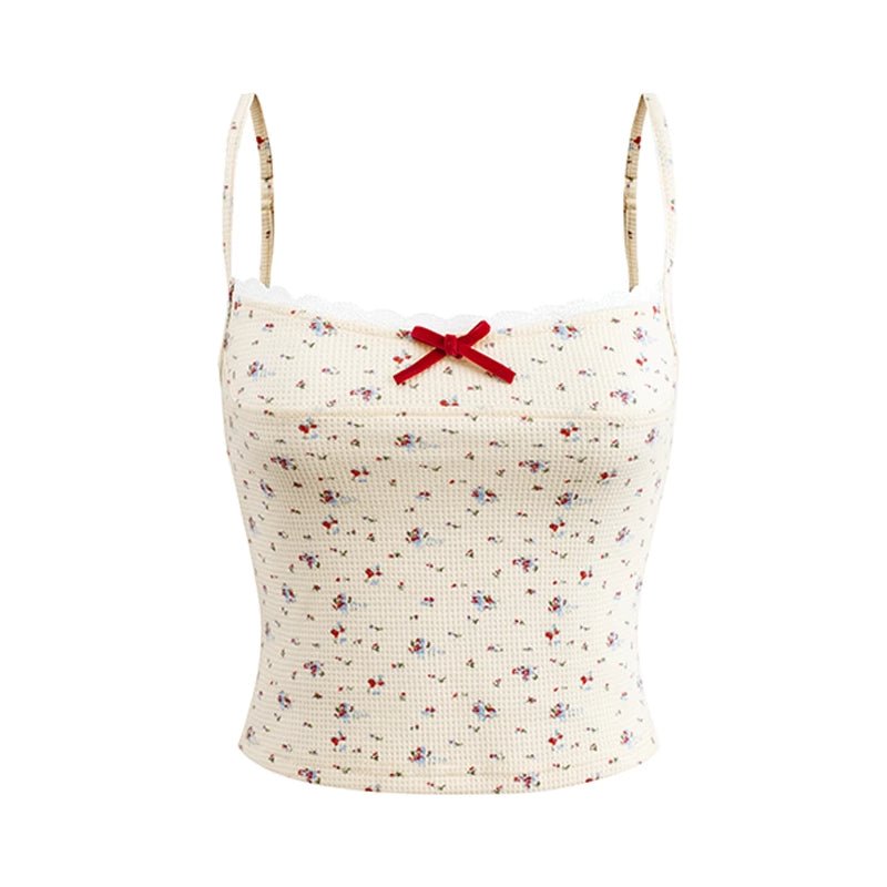 Floral Knit Cami Cardigan and Shorts Set - COPPING THREADS - SUNSETPARK