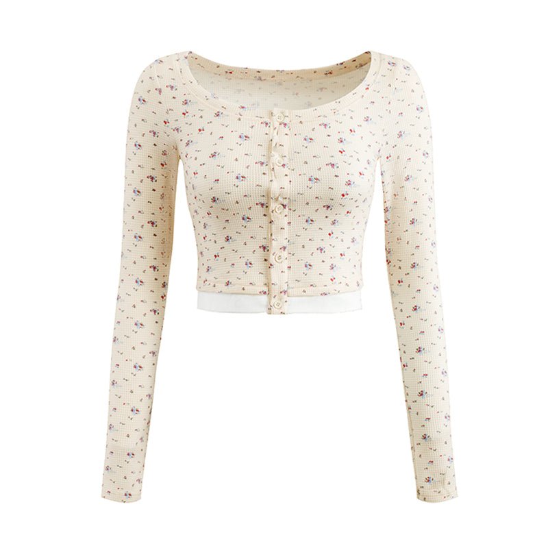 Floral Knit Cami Cardigan and Shorts Set - COPPING THREADS - SUNSETPARK