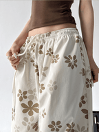 Floral Print Loose Drawstring Pants - CT1931 - COPPING THREADS - CT Select