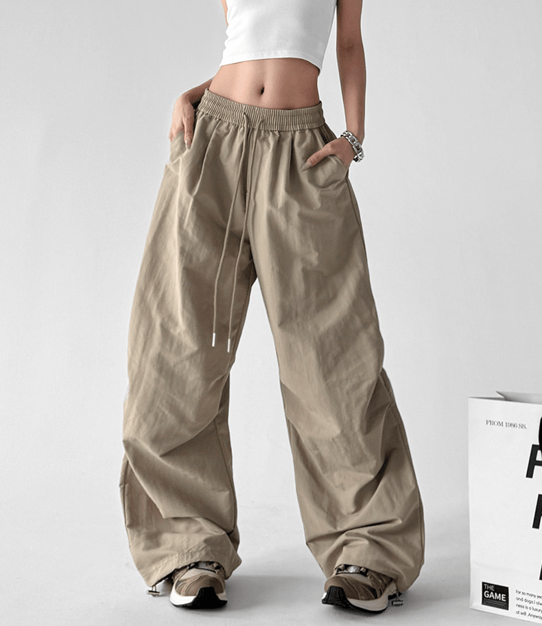 Floral Print Wide - Leg Drawstring Pants – CT188 - COPPING THREADS - CT Select