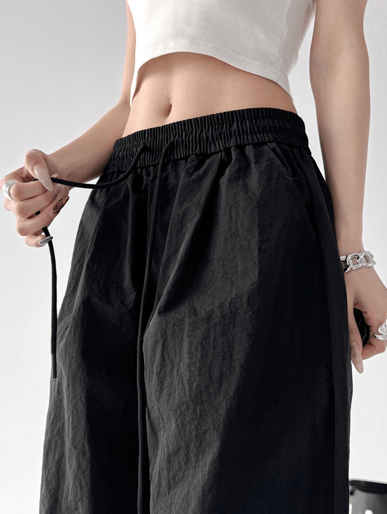 Floral Print Wide - Leg Drawstring Pants – CT188 - COPPING THREADS - CT Select