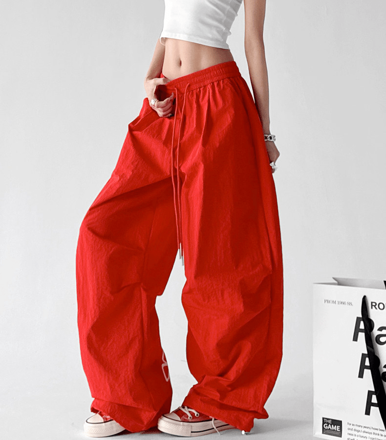 Floral Print Wide - Leg Drawstring Pants – CT188 - COPPING THREADS - CT Select