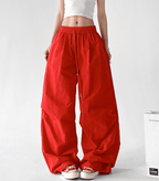 Floral Print Wide - Leg Drawstring Pants – CT188 - COPPING THREADS - CT Select