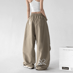 Floral Print Wide - Leg Drawstring Pants – CT188 - COPPING THREADS - CT Select