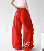 Floral Print Wide - Leg Drawstring Pants – CT188 - COPPING THREADS - CT Select