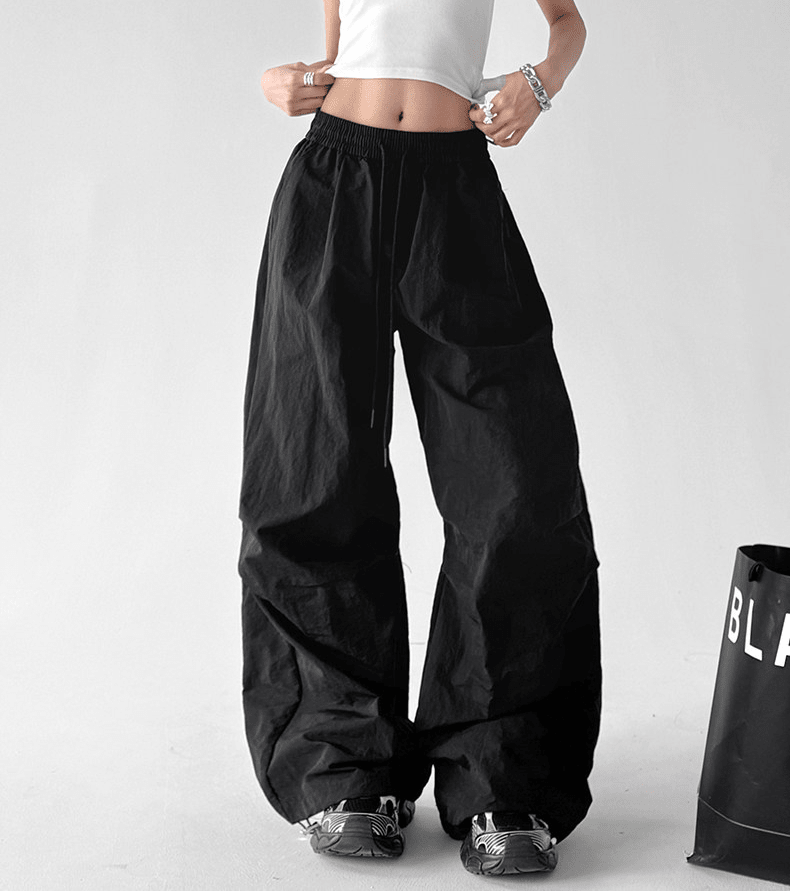 Floral Print Wide - Leg Drawstring Pants – CT188 - COPPING THREADS - CT Select