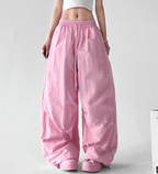 Floral Print Wide - Leg Drawstring Pants – CT188 - COPPING THREADS - CT Select