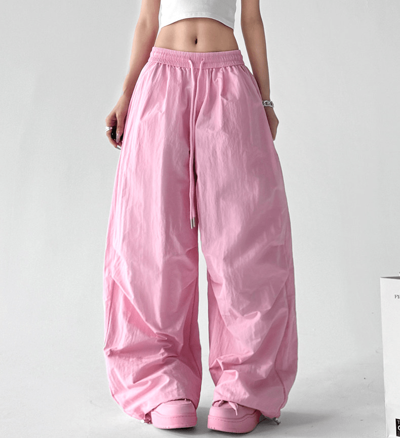 Floral Print Wide - Leg Drawstring Pants – CT188 - COPPING THREADS - CT Select