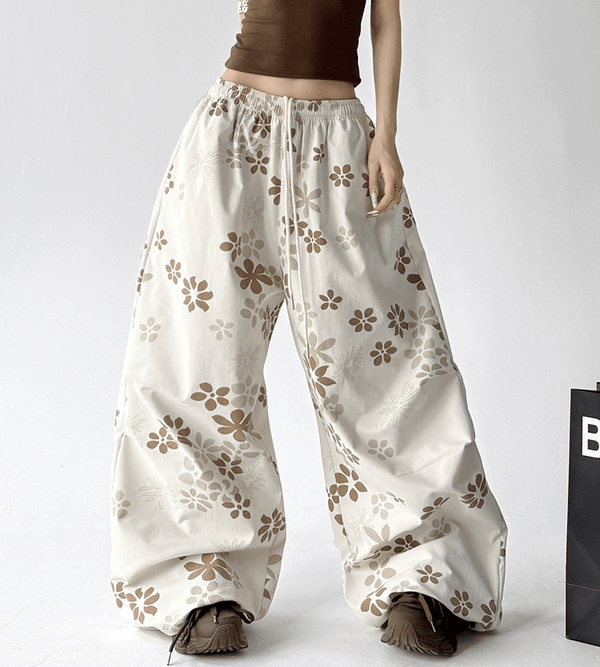 Floral Print Wide - Leg Pants - CT1931 - COPPING THREADS - CT Select