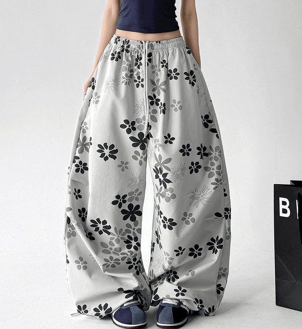Floral Print Wide - Leg Pants - CT1931 - COPPING THREADS - CT Select