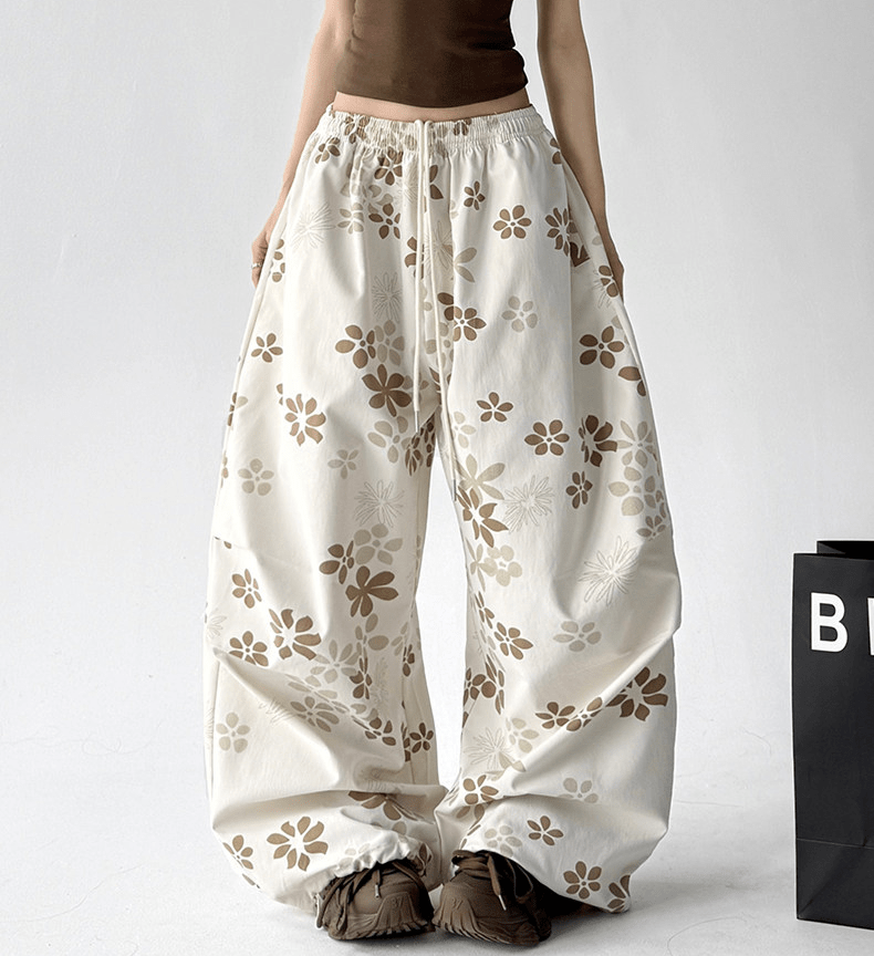Floral Print Wide - Leg Pants - CT1931 - COPPING THREADS - CT Select