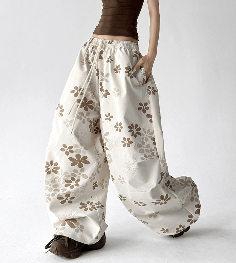 Floral Print Wide - Leg Pants - CT1931 - COPPING THREADS - CT Select