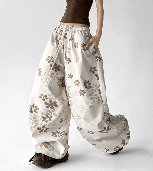 Floral Print Wide - Leg Pants - CT1931 - COPPING THREADS - CT Select