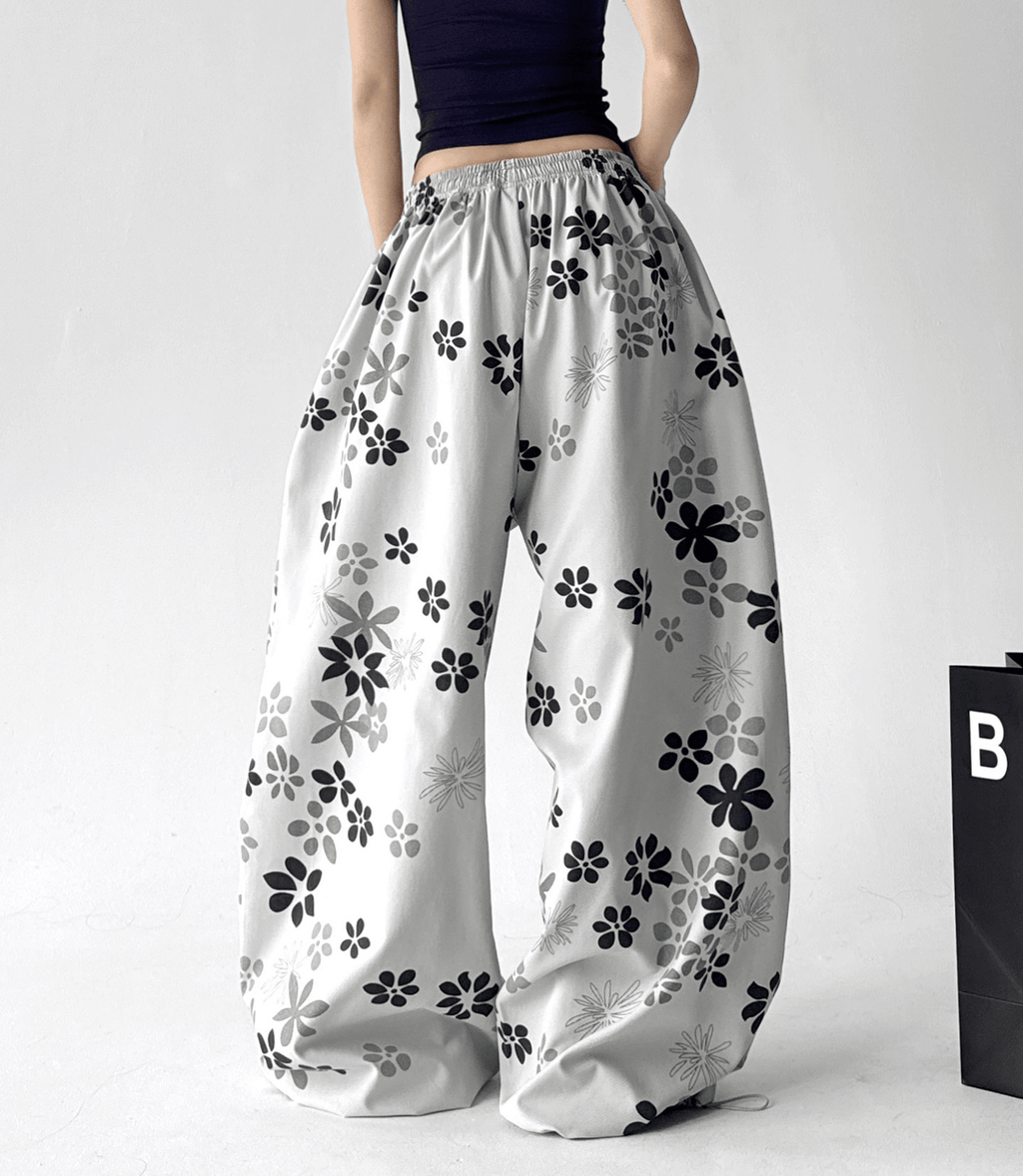 Floral Print Wide - Leg Pants - CT1931 - COPPING THREADS - CT Select