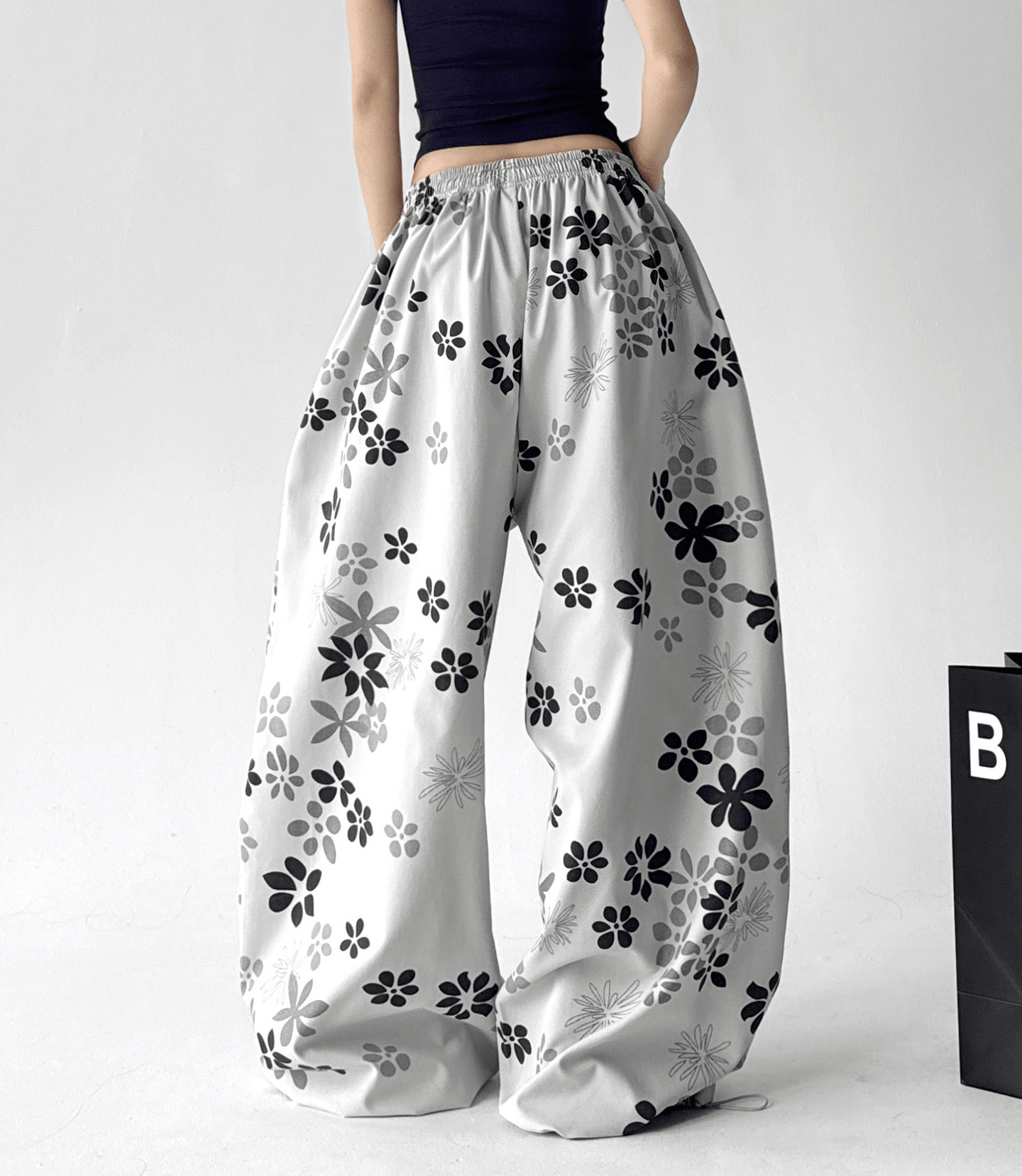 Floral Print Wide - Leg Pants - CT1931 - COPPING THREADS - CT Select