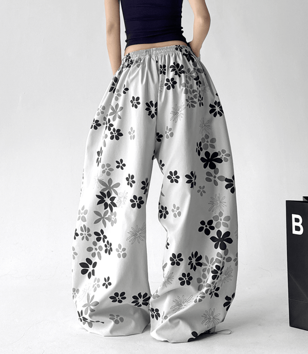 Floral Print Wide - Leg Pants - CT1931 - COPPING THREADS - CT Select