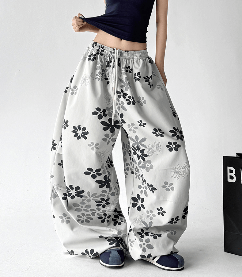 Floral Print Wide - Leg Pants - CT1931 - COPPING THREADS - CT Select